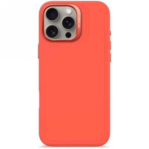 Decoded AntiMicrobial Silicone Stacks hátlap Mágneses töltéssel iPhone 16 Pro Max tok - Narancs Decoded AntiMicrobial Silicone Stacks hátlap Mágneses töltéssel iPhone 16 Pro Max tok - Narancs