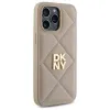 DKNY Quilted Stack Logo iPhone 14 Pro tok - Bézs - 2. kép