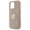 DKNY Quilted Stack Logo iPhone 14 Pro tok - Bézs - 4. kép