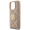 DKNY Steppelt Logó iPhone 15 Pro tok - Bézs - 4. kép