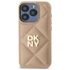 DKNY Steppelt Logó iPhone 15 Pro tok - Bézs - 1. kép