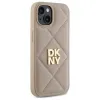 DKNY Steppelt Logós iPhone 15 tok - Bézs - 2. kép