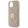 DKNY Steppelt Logós iPhone 15 tok - Bézs - 4. kép