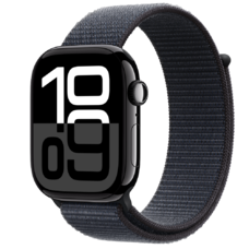 Apple Watch S10 GPS 46 mm Éjfekete Alumínium Tok Ink Sport Pánttal