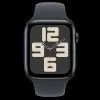 Apple Watch SE2 v3 Mobilhálózat 44mm Éjféli Alumínium Tok Éjféli Sport Szíj - S/M - 1. kép