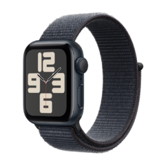 Apple Watch SE2 v3 GPS 40mm éjféli alumíniumtok tinta sport szíjjal