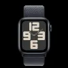 Apple Watch SE2 v3 GPS 40mm éjféli alumíniumtok tinta sport szíjjal - 1. kép