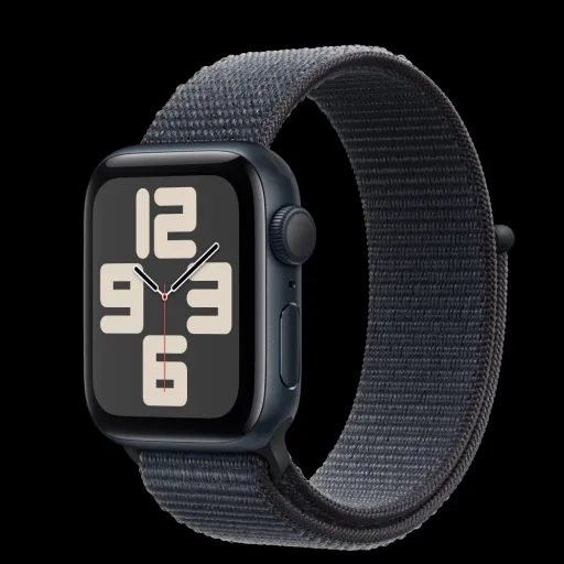 Apple Watch SE2 v3 GPS 40mm éjféli alumíniumtok tinta sport szíjjal