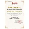 HOCO autós töltő USB A + Type C + kábel Type C to Lightning PD QC3.0 3A 30W Z53A lila - 3. kép