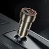 HOCO autós töltő USB A + Type C + kábel USB A - Type C PD QC3.0 3A 20W Z46A szürke - 1. kép