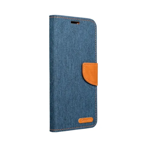 CANVAS fliptok Samsung Galaxy S24 Plus-hoz, sötétkék CANVAS fliptok Samsung Galaxy S24 Plus-hoz, sötétkék