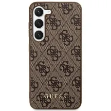 GUESS tok Samsung S24 Plus GUHCS24MG4GFBR (Klasszikus logó) barna tok