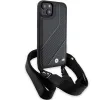 BMW M Edition Carbon Stripe & Strap tok iPhone 15 / 14 / 13 - fekete - 0. kép