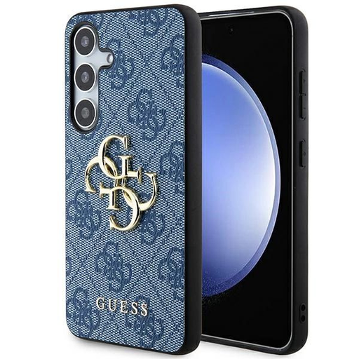 Guess 4G Big Metal Logo tok Samsung Galaxy S24 Plus - kék Guess 4G Big Metal Logo tok Samsung Galaxy S24 Plus - kék