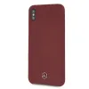 Mercedes MEHCI65SILRE iPhone Xs Max piros hardcase Silicone Line tok - 0. kép