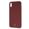 Mercedes MEHCI65SILRE iPhone Xs Max piros hardcase Silicone Line tok - 1. kép