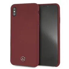 Mercedes MEHCI65SILRE iPhone Xs Max piros hardcase Silicone Line tok