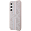 Guess GUHCS23SP4RPSP S23 S911 pink/pink hardcase 4G Printed Stripe tok - 0. kép