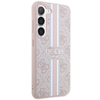 Guess GUHCS23SP4RPSP S23 S911 pink/pink hardcase 4G Printed Stripe tok - 2. kép