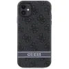 Guess GUHCN61P4SNK iPhone 11 / Xr szürke/szürke keménytok 4G Stripe tok - 1. kép