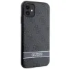 Guess GUHCN61P4SNK iPhone 11 / Xr szürke/szürke keménytok 4G Stripe tok - 2. kép