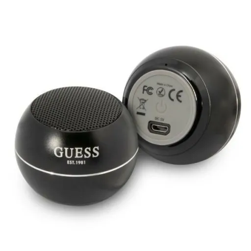 Guess Bluetooth hangszóró GUWSALGEK Speaker mini fekete / fekete,