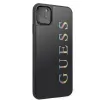 Guess GUHCN65LGMLBK iPhone 11 Pro Max fekete/fekete kemény Glitter Logó tok - 3. kép