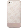 Guess GUHCI8G4GLPI iPhone 7/8/SE 2020/2022 pink/pink kemény tok 4G Stripe Collection tok - 1. kép