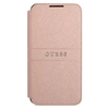 Guess GUBKS22MPSASBPI S22+ S906 rózsaszín/rózsaszín fliptok Saffiano Stripes tok - 0. kép