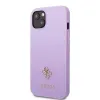 Guess GUHCP13MPS4MU iPhone 13 6.1" purple/purple hardcase Saffiano 4G Small Metal Logo - 0. kép