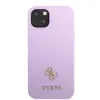 Guess GUHCP13MPS4MU iPhone 13 6.1" purple/purple hardcase Saffiano 4G Small Metal Logo - 1. kép