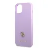 Guess GUHCP13MPS4MU iPhone 13 6.1" purple/purple hardcase Saffiano 4G Small Metal Logo - 4. kép