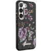 Guess GUHCS23MHCFWSK S23+ S916 fekete/fekete keménytok Flower Collection tok - 2. kép