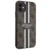 Guess GUHMN61P4RPSW iPhone 11 / Xr barna/barna kemény tok 4G Printed Stripes MagSafe tok - 2. kép