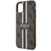 Guess GUHMN61P4RPSW iPhone 11 / Xr barna/barna kemény tok 4G Printed Stripes MagSafe tok - 4. kép