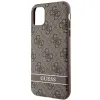 Guess GUHCN61P4SNW iPhone 11 / Xr barna/barna keménytok 4G Stripe tok - 4. kép