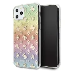 Guess GUHCN58PEOML iPhone 11 Pro multicolor kemény tok Iridescent 4G Peony tok