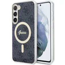 Guess GUHMS23MH4STK S23+ S916 fekete/fekete tok 4G MagSafe