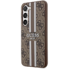 Guess GUHCS23SP4RPSW S23 S911 barna/barna kemény tok 4G Printed Stripe tok - 0. kép