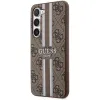 Guess GUHCS23SP4RPSW S23 S911 barna/barna kemény tok 4G Printed Stripe tok - 0. kép