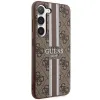 Guess GUHCS23SP4RPSW S23 S911 barna/barna kemény tok 4G Printed Stripe tok - 2. kép