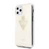 Guess GUHCN58SGTLGO iPhone 11 Pro arany/arany keménytok Glitter Triangle tok - 0. kép