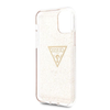 Guess GUHCN58SGTLGO iPhone 11 Pro arany/arany keménytok Glitter Triangle tok - 2. kép
