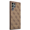 Guess GUHCS22LG4GFBR S22 Ultra S908 barna kemény tok 4G fém arany logó tok - 2. kép