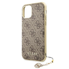 Guess GUHCN61GF4GBR iPhone 11 barna/barna kemény tok 4G Charms Kollekció tok - 3. kép