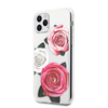 Guess GUHCN58ROSTRT iPhone 11 Pro átlátszó keménytok Virág Vágy Rózsaszín és Fehér Rózsa tok - 0. kép