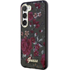 Guess GUHCS23SHCFWSA S23 S911 zöld/kaki keménytok Flower Collection tok - 0. kép