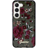 Guess GUHCS23SHCFWSA S23 S911 zöld/kaki keménytok Flower Collection tok - 1. kép