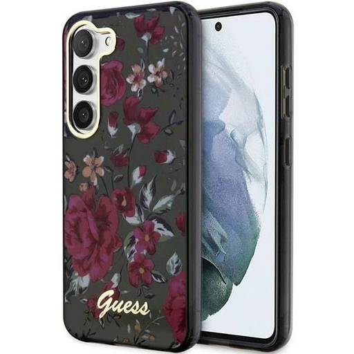 Guess GUHCS23SHCFWSA S23 S911 zöld/kaki keménytok Flower Collection tok Guess GUHCS23SHCFWSA S23 S911 zöld/kaki keménytok Flower Collection tok