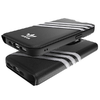 Adidas OR fliptok PU iPhone 14 Pro fekete/fehér tok - 4. kép